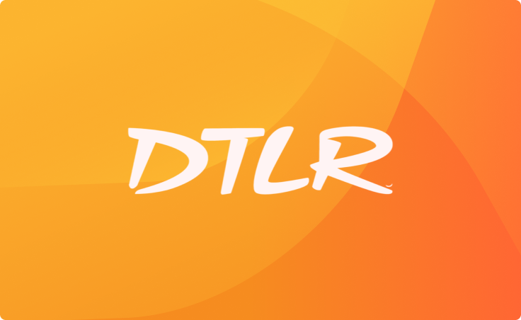 DTLR 오렌지색 배경